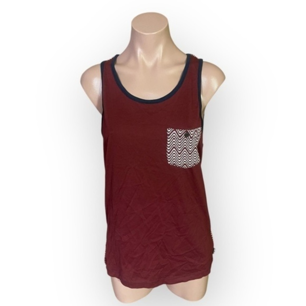 Missoni For Target Women’s Medium Burgundy And Blue Tank Top